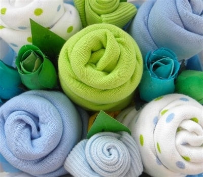 Say It Baby - Baby Boys Muslin Square Bouquet - Say It Baby. Our muslin squares are made with 100% cotton and and designed with a heavier weight and tighter weave meaning they wash brilliantly and keep their shape - they even get softer with every wash.