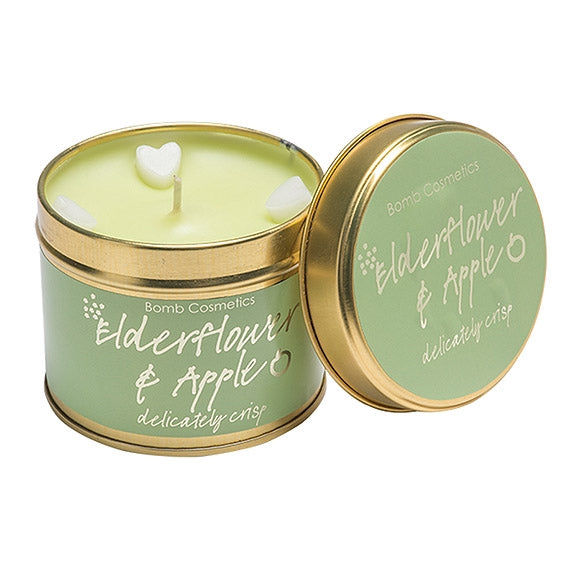 Bomb Cosmetics Elderflower and Apple Tin Candle - Say It Baby 