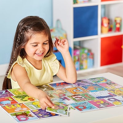 Big Alphabet Jigsaw helps children learn the letters of the alphabet in a fun and engaging way.