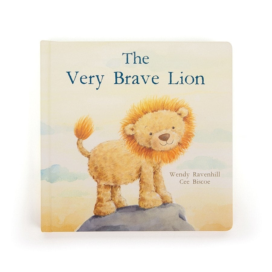Jellycat The Very Brave Lion Book - Say It Baby 