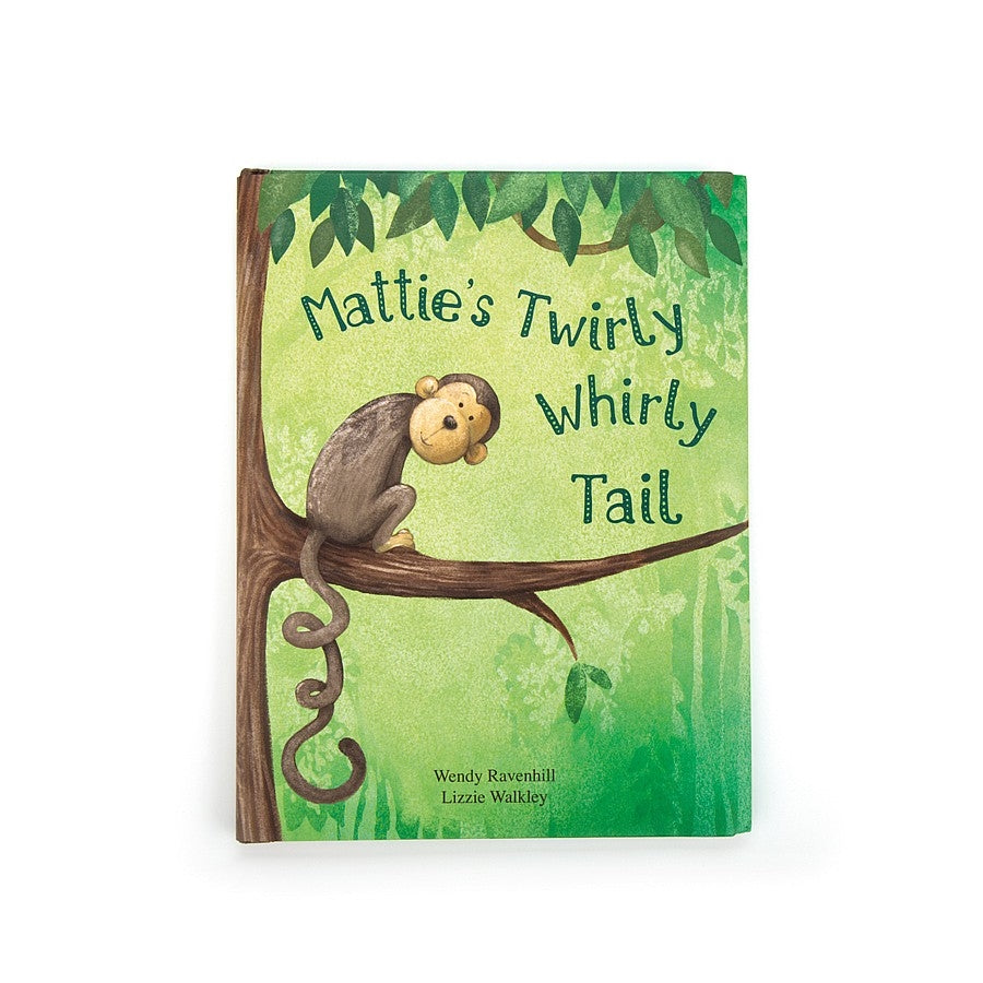 Jellycat Matties Twirly Whirly Tail Book - Say It Baby 