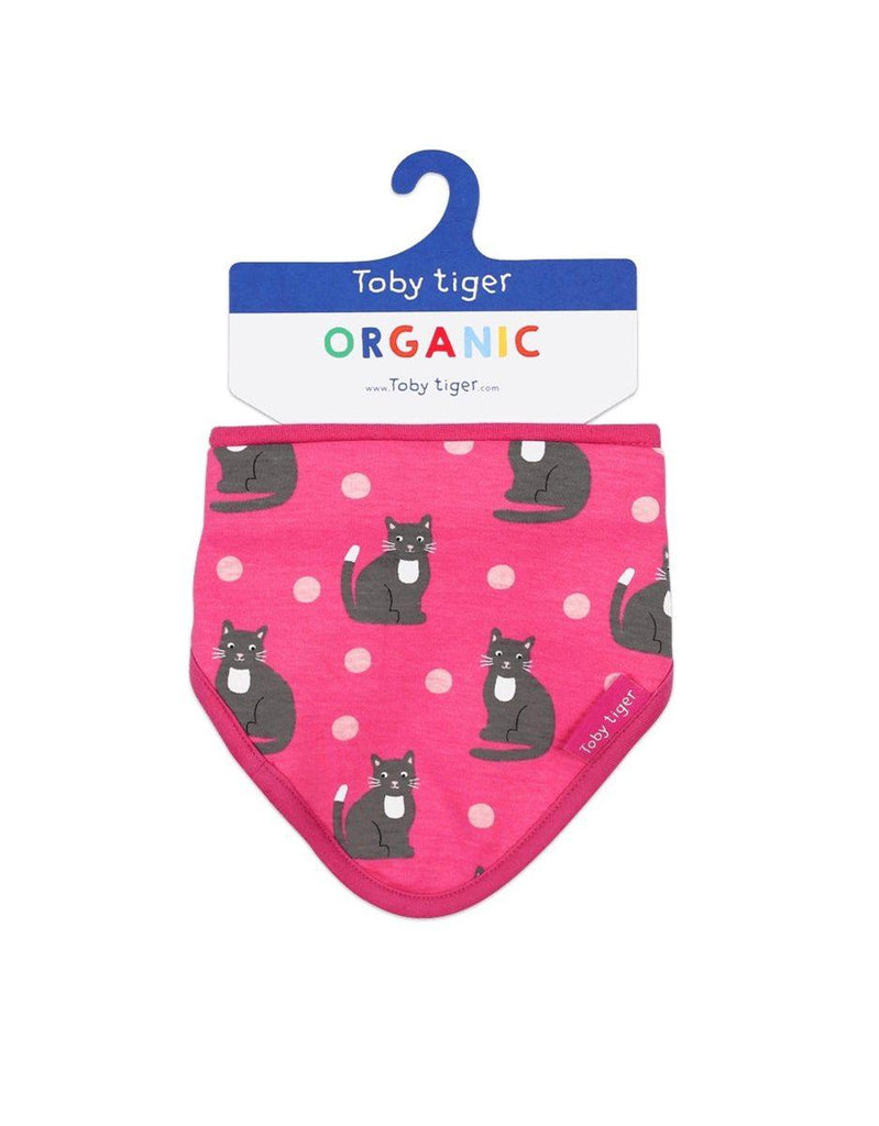 Toby Tiger Organic Kitten Dribble Bib - Say It Baby 