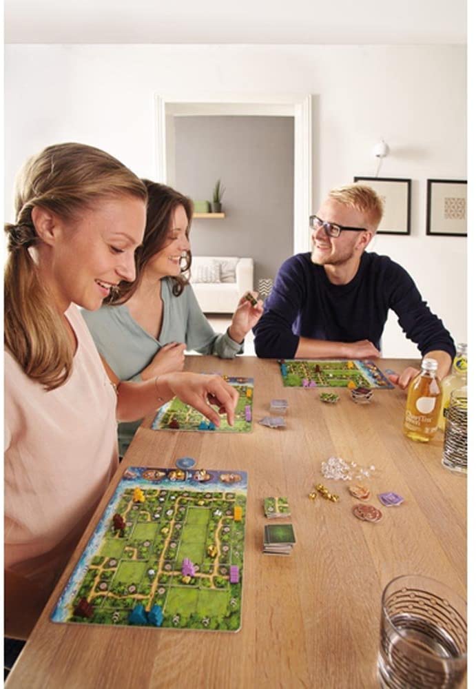 Karuba is an addictive tile-based puzzle game by HABA.  Great for age 8 plus.
