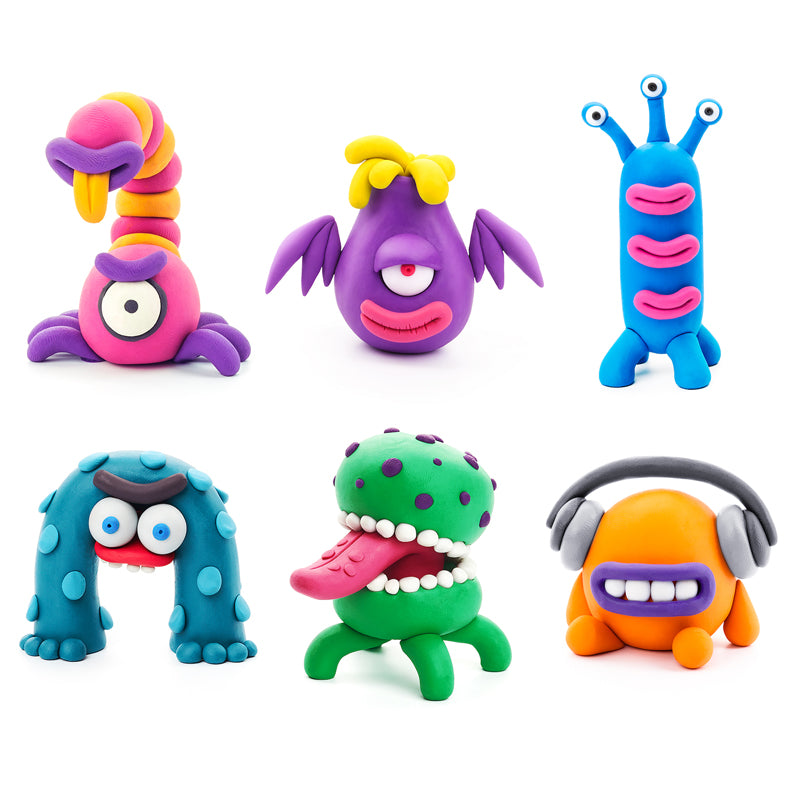 HEY CLAY Aliens Modeling Set. Sold by Say It Gifts. This set includes the free exciting app that will help kids turn their clay modeling into creative fun. By performing simple actions and making basic shapes from the clay, kids will learn step-by-step how to sculpt awesome characters and create their own masterpieces. 