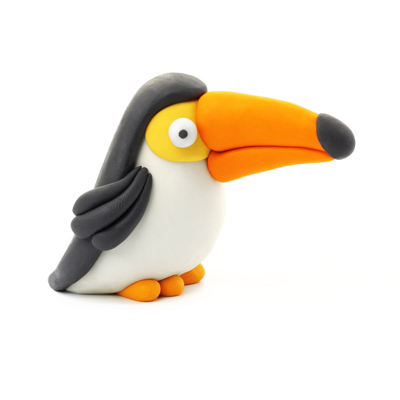 HEY CLAY Birds Modelling Set - Sold by Say It Baby Gifts. Toucan