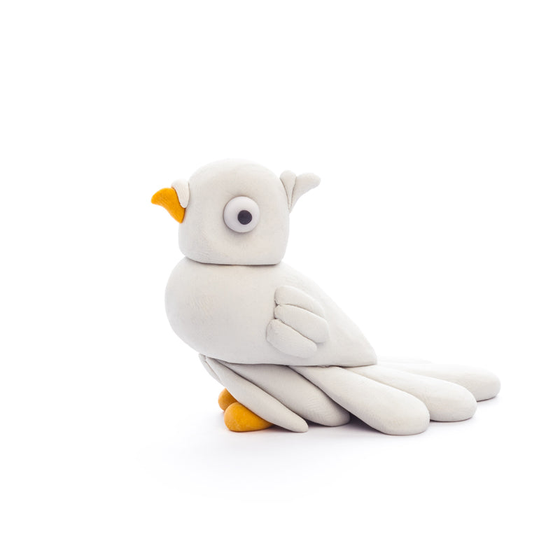 HEY CLAY Birds Modelling Set - Sold by Say It Baby Gifts. Dove