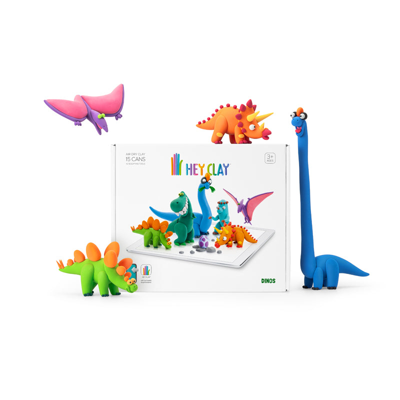 HEY CLAY Dinos Modelling Set. Sold by Say It Gifts. Discover the joy of unlimited creativity with this fantastic Dinos modelling playset by HEY CLAY.