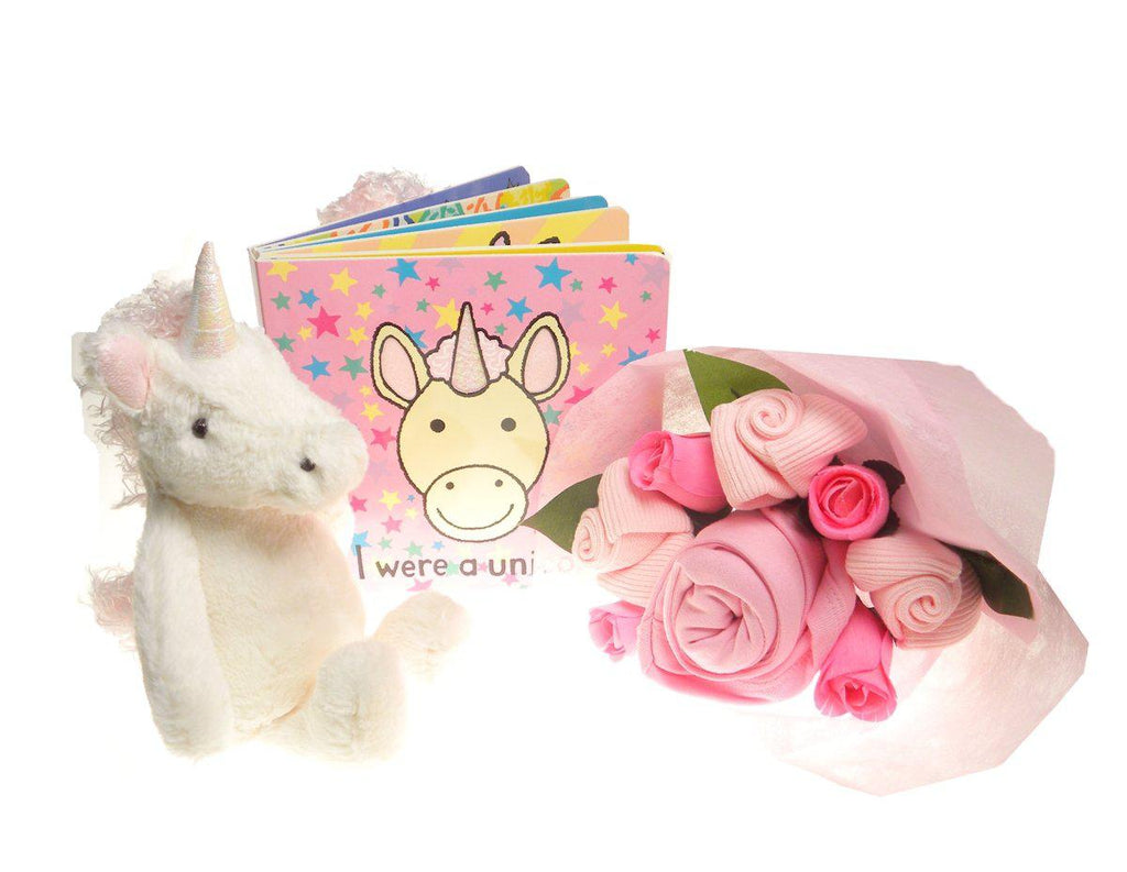 Jellycat Unicorn Baby Bouquet Gift Set - Say It Baby 