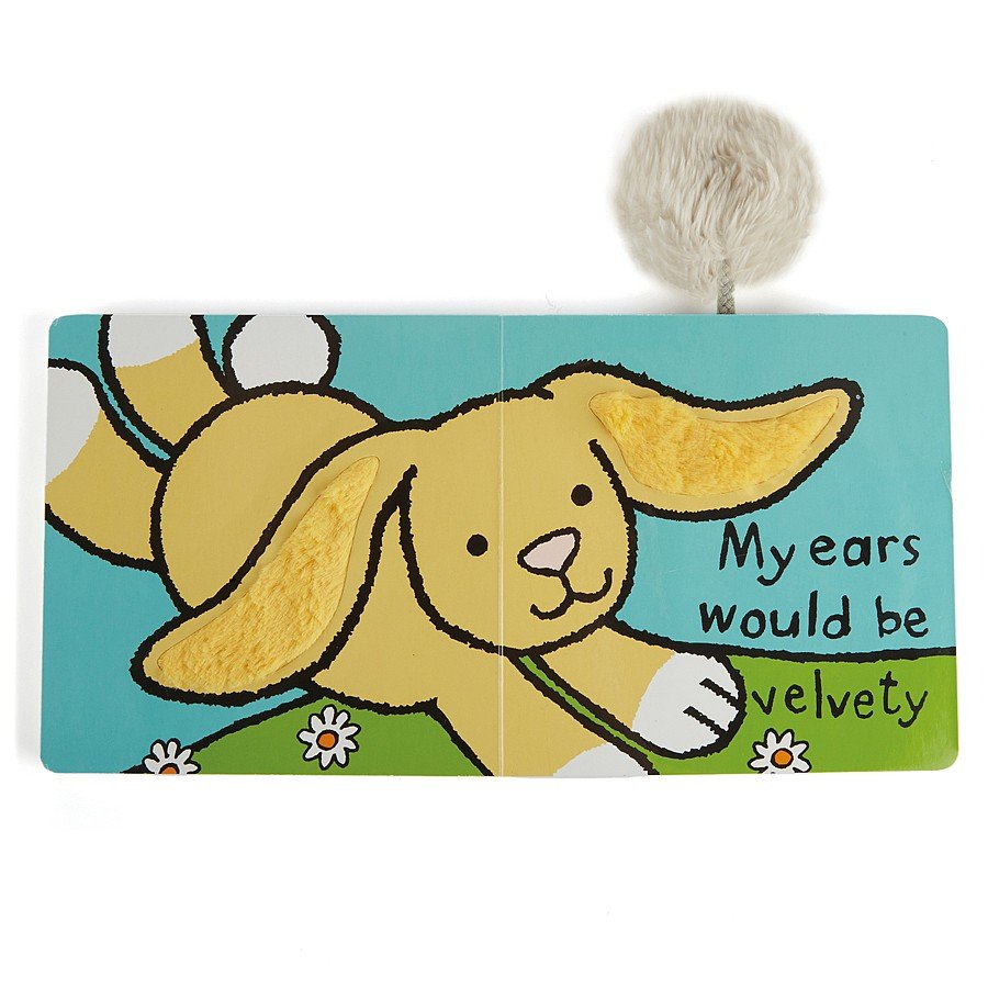 Jellycat If I Were A Rabbit Silver Board Book Say It Baby Gifts 
