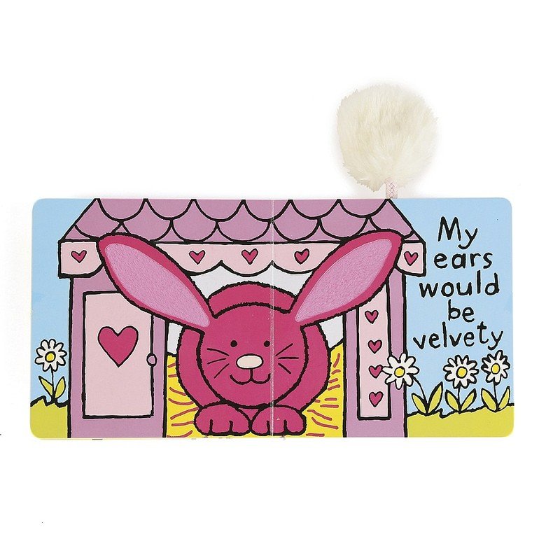 Jellycat If I Were A Rabbit Pink Board Book - Say It Baby Gifts