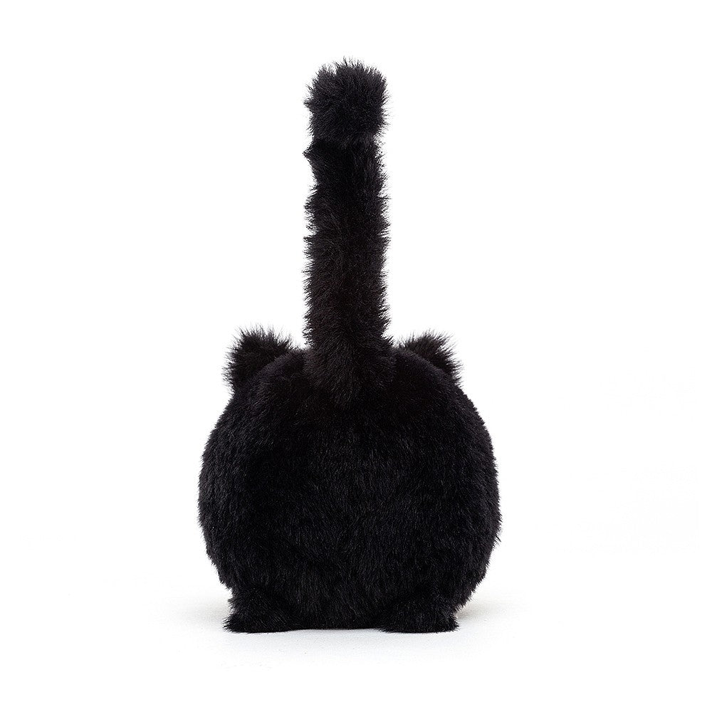Jellycat Kitten Caboodle - Black.  Getting ready for the roundest pounce! Say It Baby Gifts