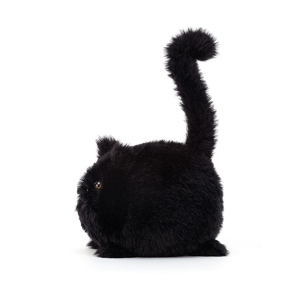 Jellycat Kitten Caboodle - Black. With the most adorable little face, this sassy little kitty loves nothing better than to play and curl up in a lap for some serious cat naps! Say It Baby Gifts