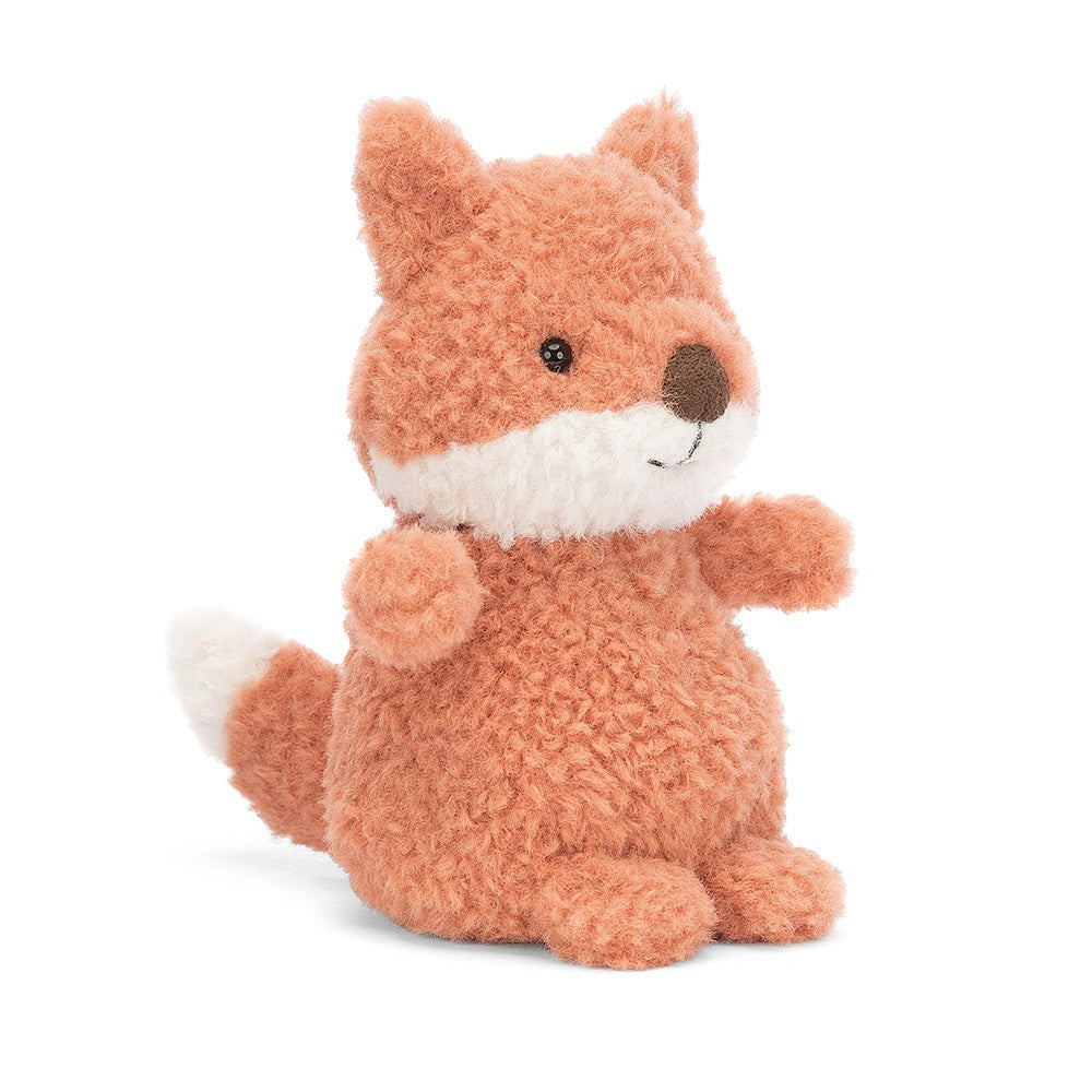 Jellycat Wee Fox. This chubby little guy has sweet pointy ears, a chunky tail and tickly paws. A cute cub and perfect companion! WEE6F. Sold by Say It Baby Gifts