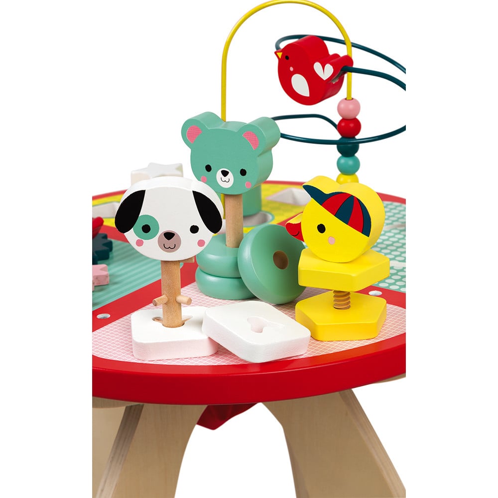 Janod Baby Forest Activity Table - The table height of the item is 37cm and requires some assembly. Boxed.