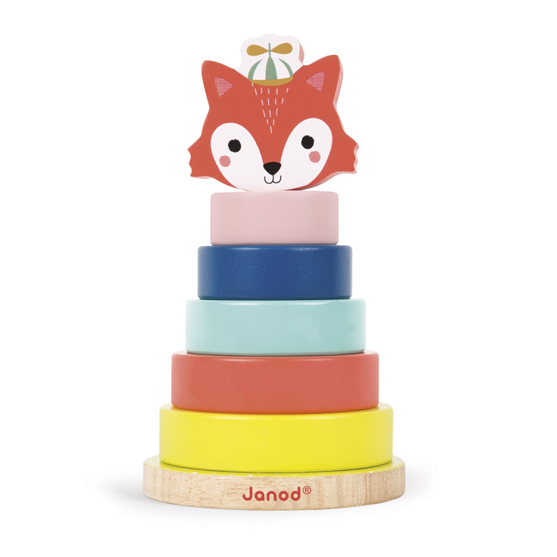 Janod Baby Forest Fox Stacker - Say It Baby 
