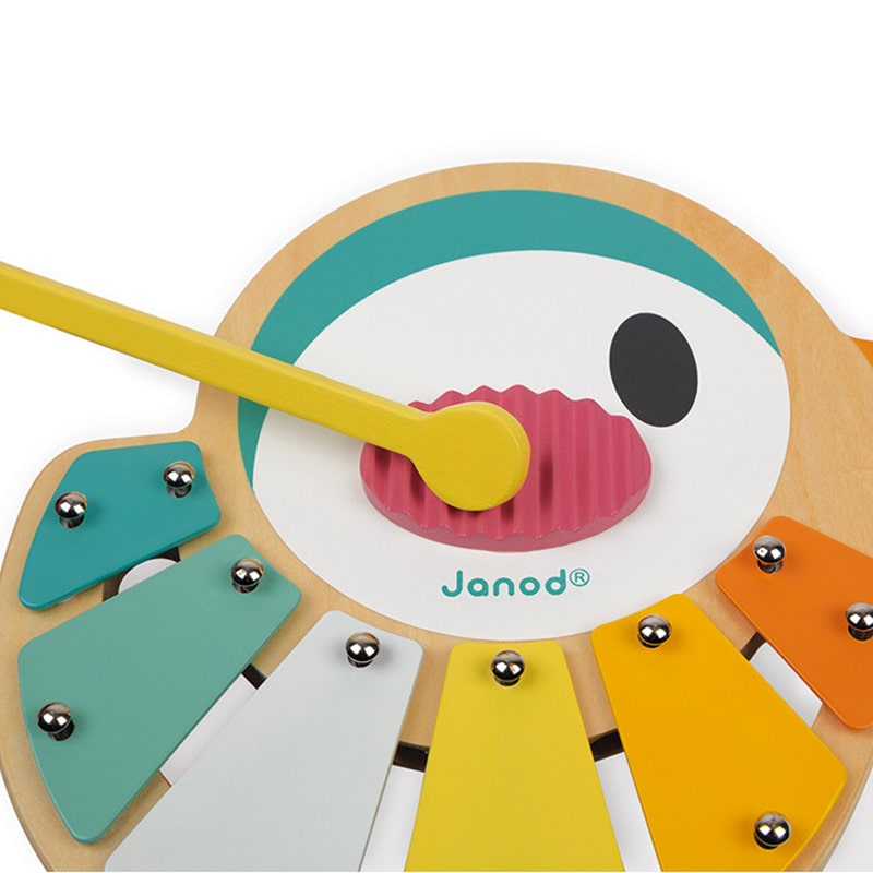 janod pure bird xylophone. Little ones will be able to discover music with this pretty wooden xylophone. 