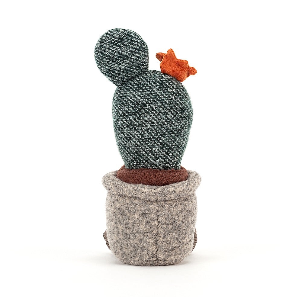 Jellycat Silly Succulent Prickly Pear Cactus - back. Say It Baby Gifts
