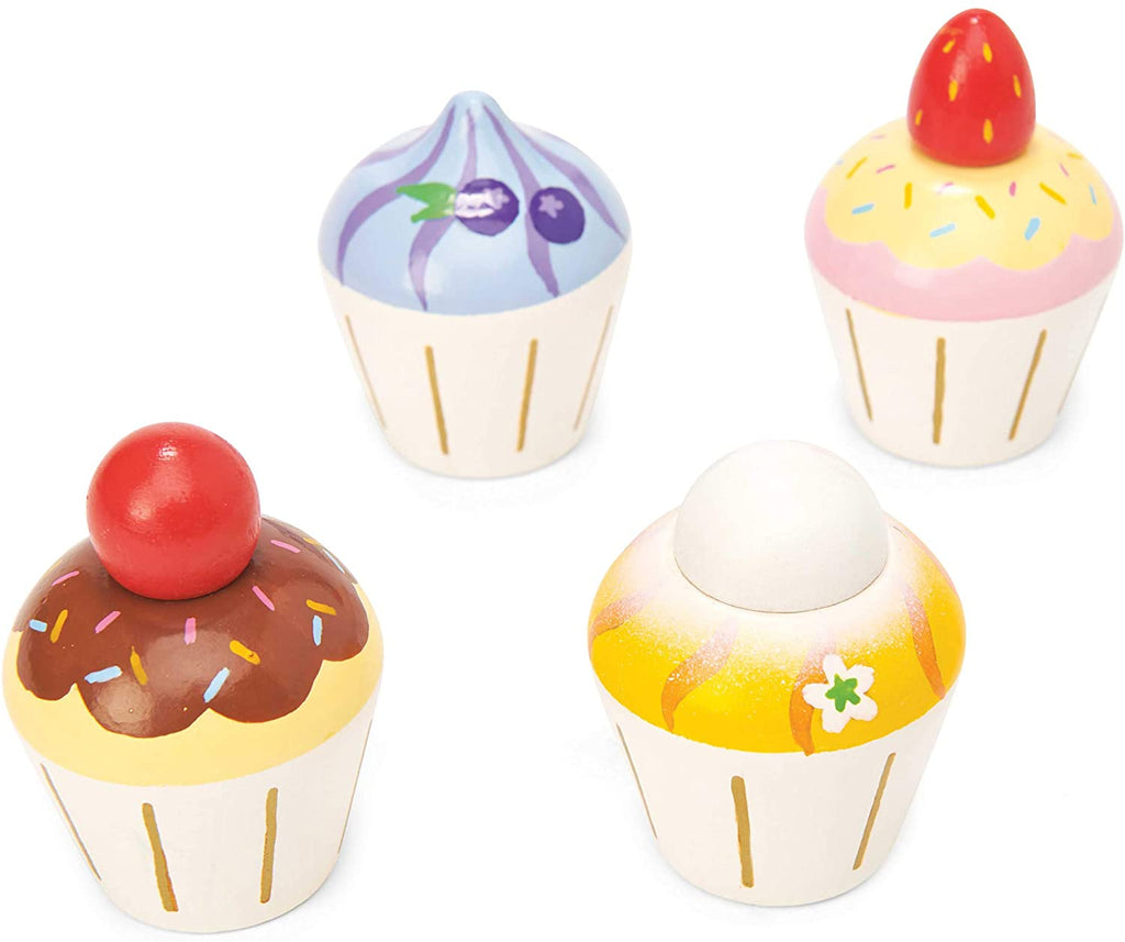It's time for afternoon tea! These fab solid wood Le Toy Van Petit Four Cupcakes are a great gift for kids and imaginative play.