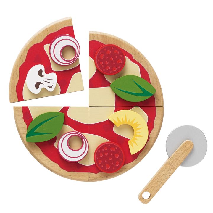 It's Pizza Time! This fabulous Le Toy Van Wooden Toy Pizza is a brilliant imaginative gift for young children.