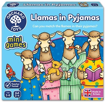 Orchard Toys Llamas in Pyjamas Mini Game