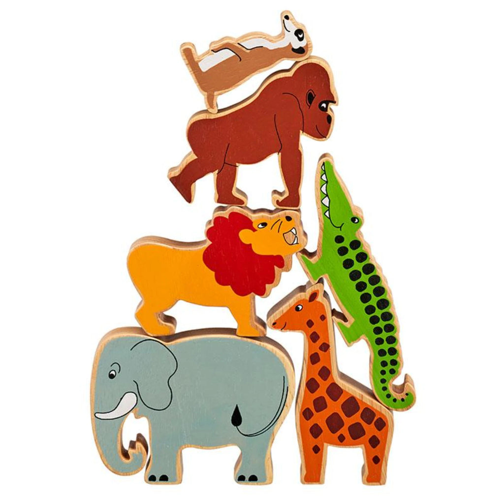 Lanka Kade World Animal Figures (Set of 6). These fab Lanka Kade World Animal Figures features a meerkat, gorilla, crocodile, lion, elephant and giraffe.