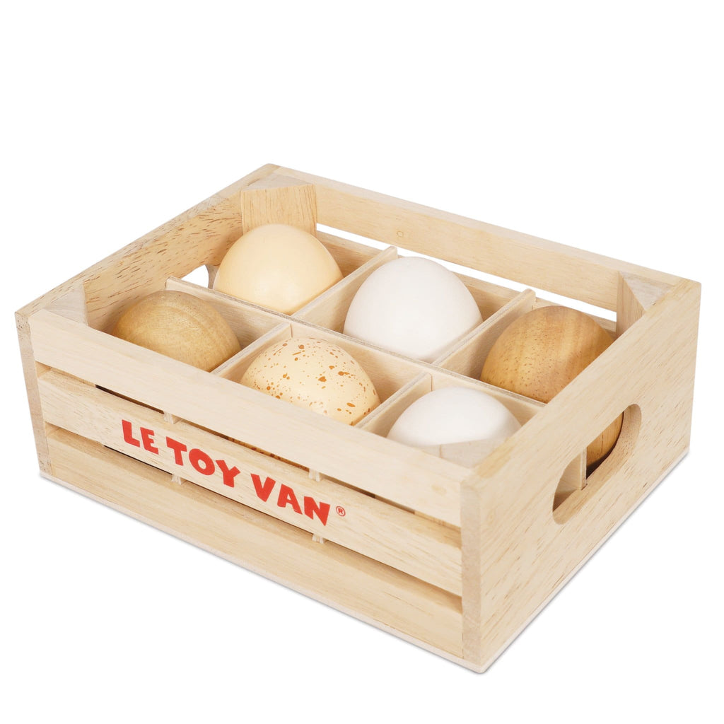 Le Toy Van Half Dozen Farm Eggs Crate
