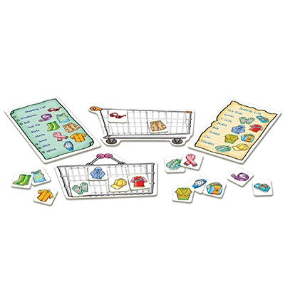 Orchard Toys Shopping List Extras Clothes - adds to Orchard Toys Bestselling Shopping List game.