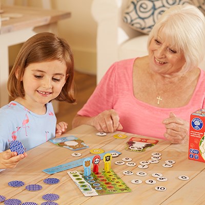 Orchard Toys Number Bears Game -the perfect introduction to addition and subtraction. Featuring competitive gameplay, fun bear characters and a broad range of simple and challenging sums, this number bonds game is suitable for players 5+ and can be played with up to 4 players.