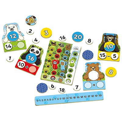 Orchard Toys Number Bears Game -the perfect introduction to addition and subtraction.