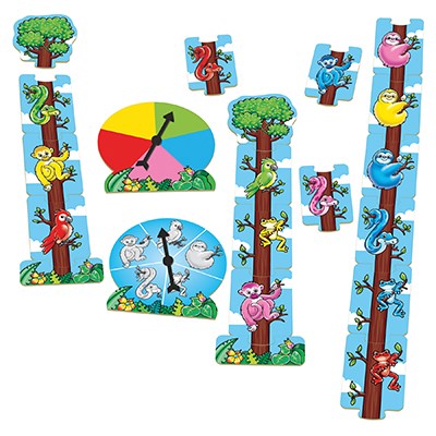 Orchard Toys Rainforest Match Game - match colour or animal and race to build the tallest tree! Sold by Say It Baby Gifts