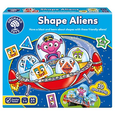 Orchard Toys Shape Aliens Game - a fun, cosmic matching game!