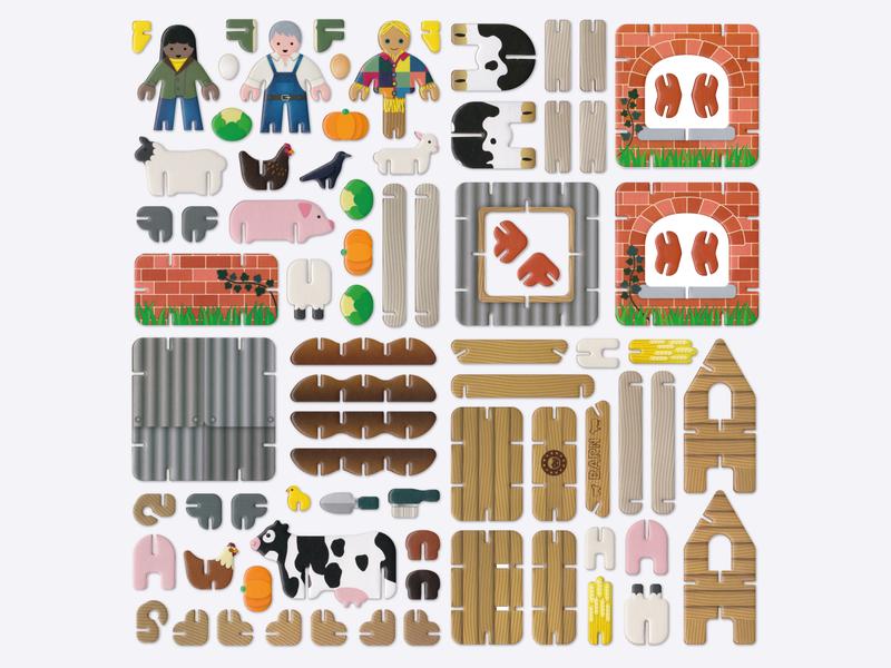 Fun on the farm with this brilliant Farmyard Eco-Friendly Build and Play Set by Playpress. Plastic Free Play. Eco Friendly Toy. Say It Baby Gifts