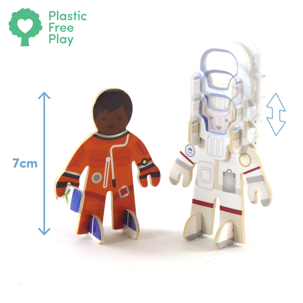 Space Station Build and Play Set by Playpress. Plastic Free play