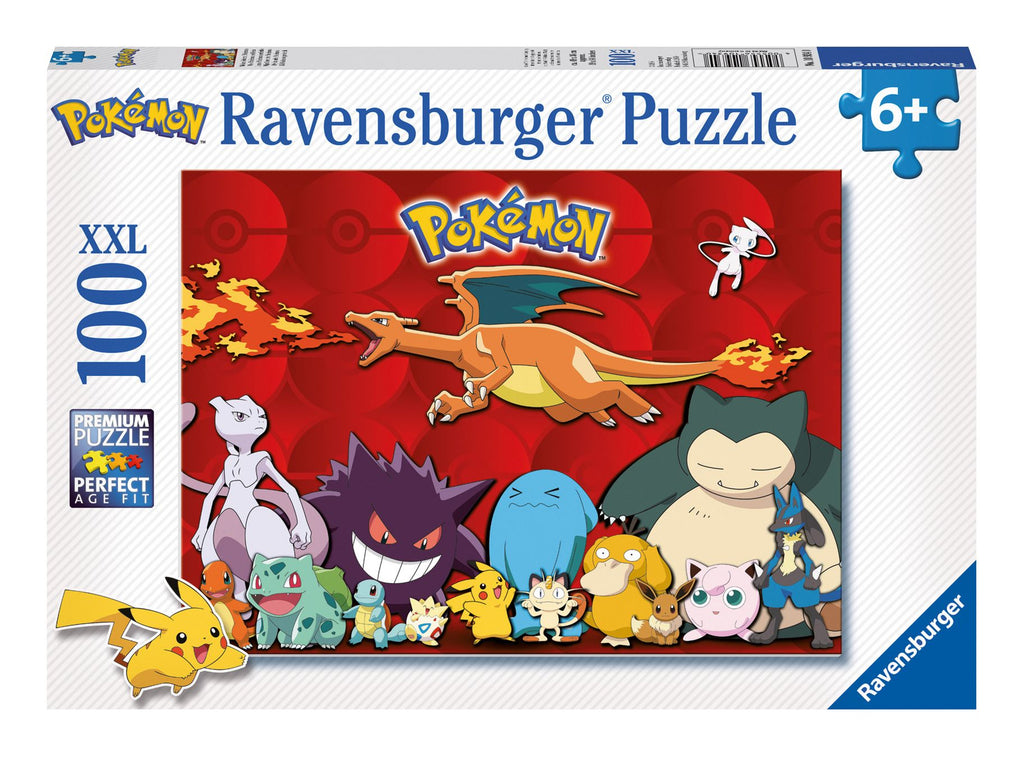 Ravensburger Pokemon XXL 100 Piece Jigsaw Puzzle. Age 6 and up. Sold by Say It Baby Gifts