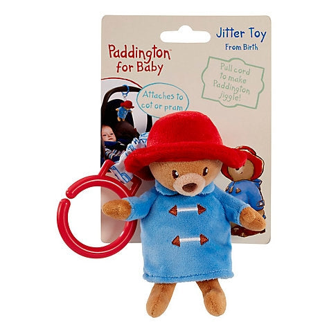 Paddington Bear Baby Jitter Toy - Say It Baby 
