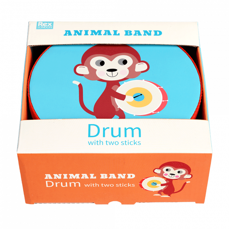 This Animal Band Drum by Rex London is a great way of introducing music to little ones! Say It Baby Gifts