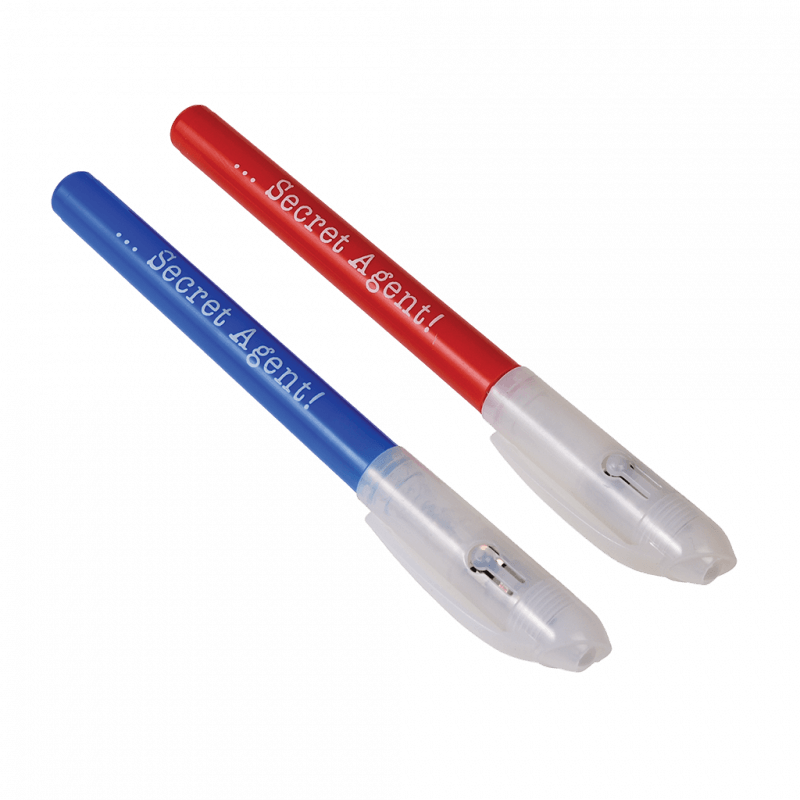 Rex London Set Of 2 Secret Agent Spy Pens. Secret agents get ready! Nobody will be able to intercept your secret message with this fab secret agent tool! Sold by Say It Baby Gifts