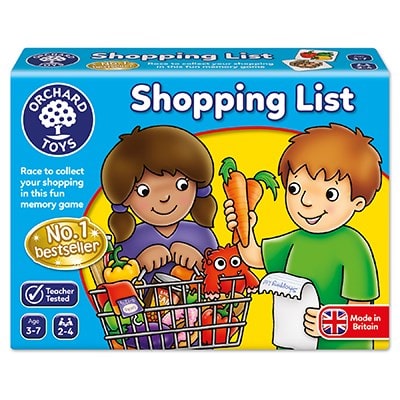  Orchard Toys Shopping List Game for age 3-7 year olds