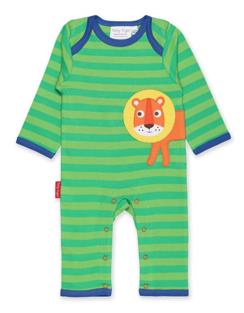 Toby Tiger Organic Lion Sleepsuit - Say It Baby 