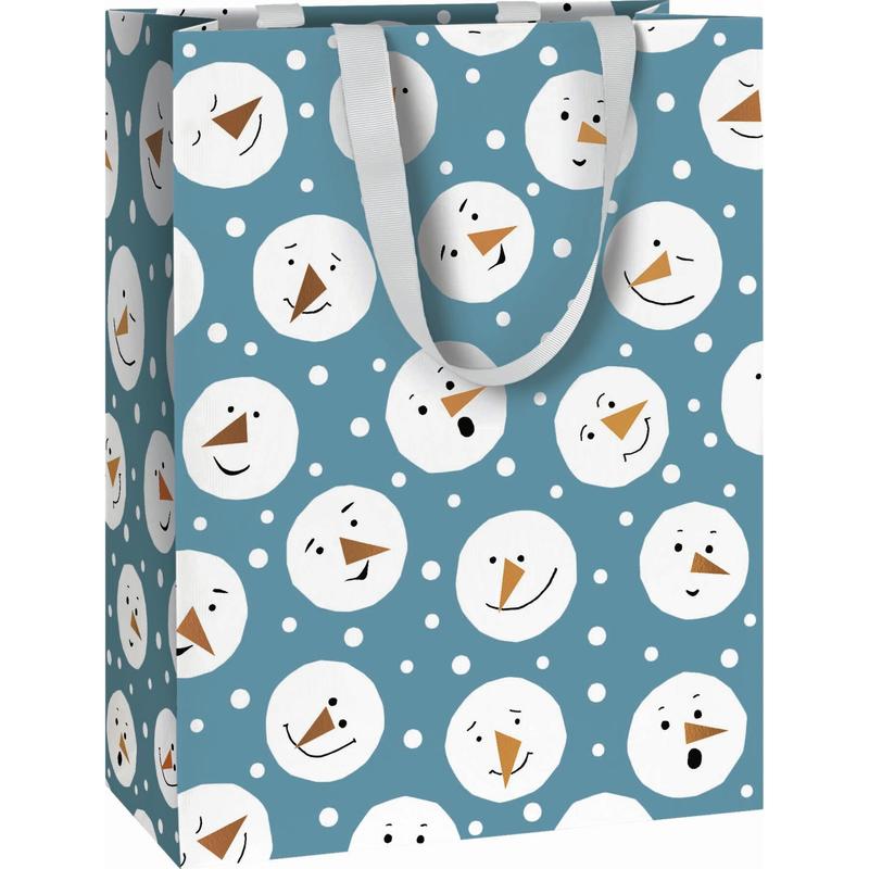 Snowman Gift Bag Large - Say It Baby 