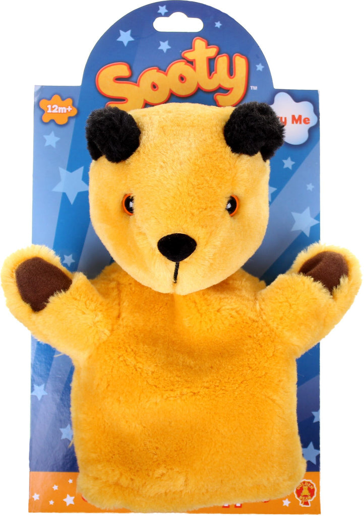 Sooty Hand Puppet .This fun hand puppet is made from super soft, plush fabric, and his lovable little bear will be a hit with everyone. No Sooty fan should be without one! Sold by Say It Baby Gifts