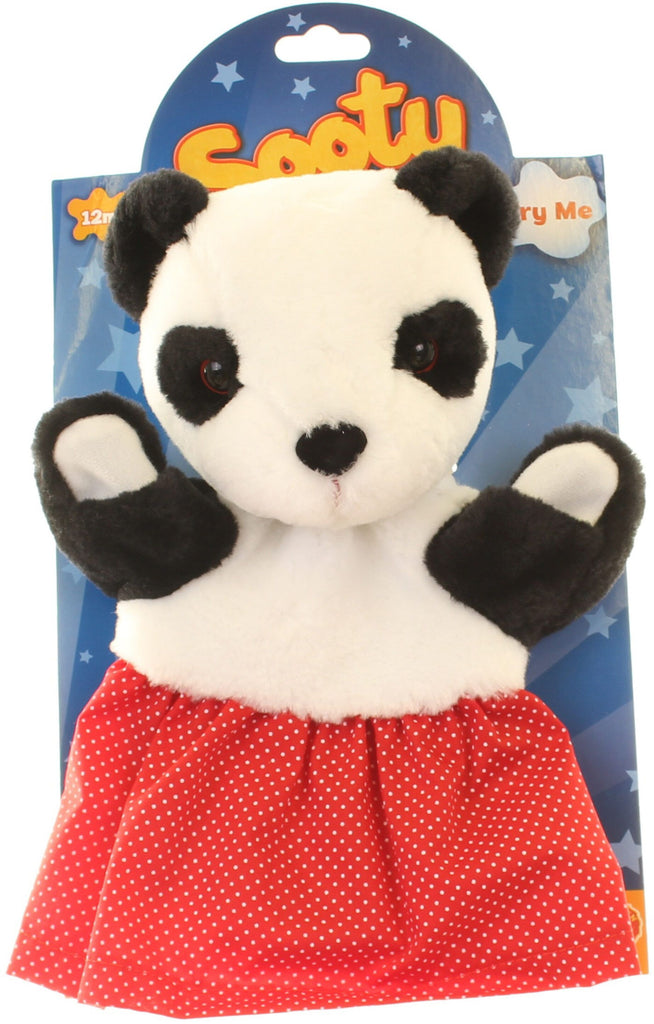 Soo Hand Puppet. Soo is a loveable character from the Sooty Show - a brilliant retro toy that will spark kids imagination and will equally be loved by parents too! Sold by Say It Baby Gifts
