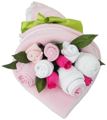 Say It Baby - Traditional Twin Baby Girl Clothes Bouquet - Say It Baby 