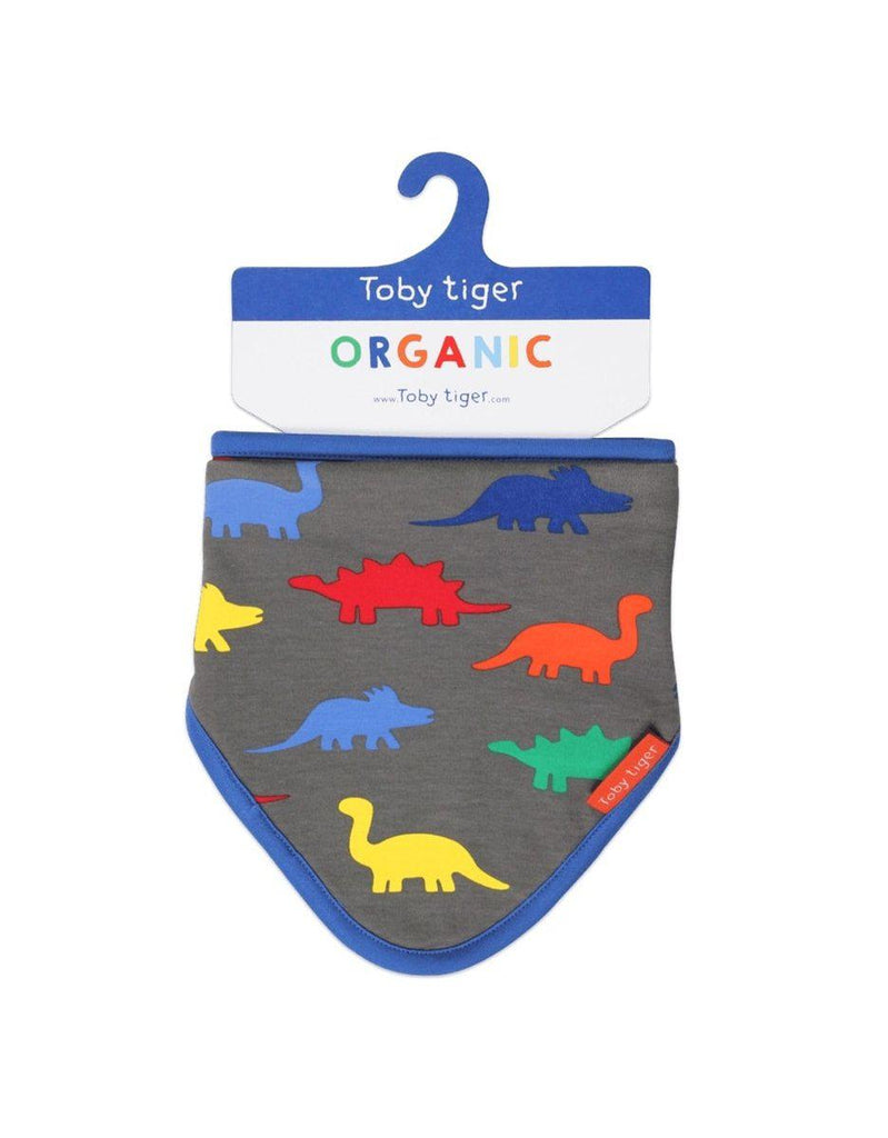 Toby Tiger Organic Dino Dribble Bib - Say It Baby 
