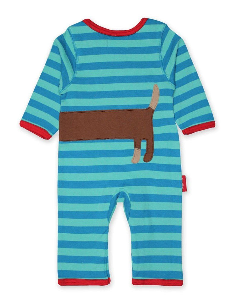 Toby Tiger Organic Sausage Dog Sleepsuit - Say It Baby 