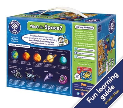 Whos in Space Jigsaw - he talkabout puzzle also includes an activity guide to stimulate discussion and encourage children's development.