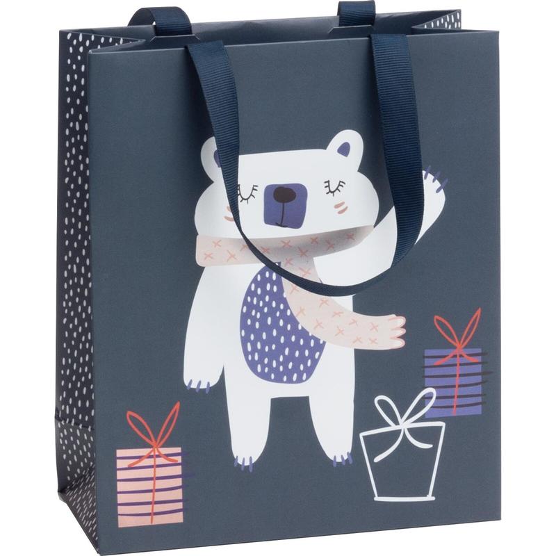 Winter Bear Gift Bag - Small - Say It Baby 