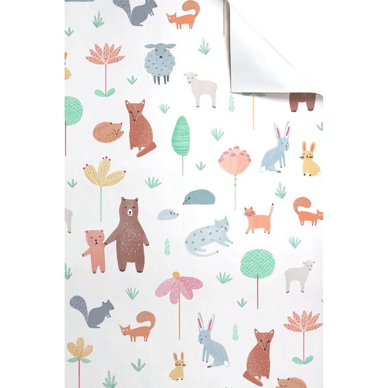 Woodland Animals Gift Wrap Paper - Say It Baby 