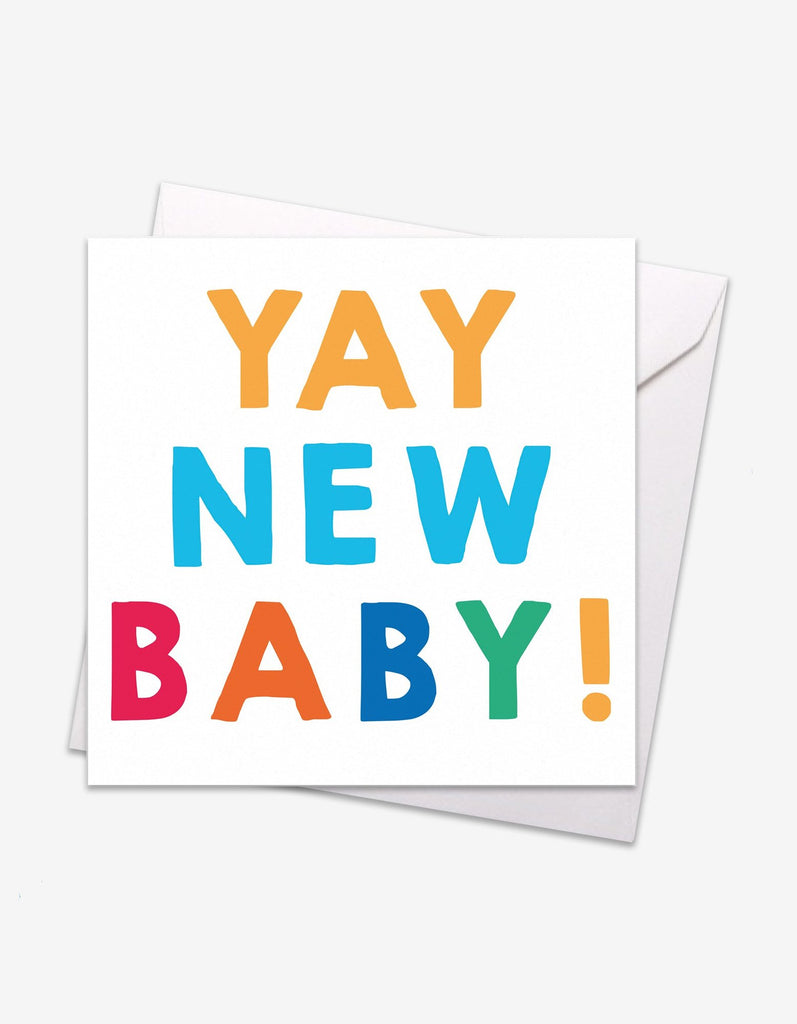Toby Tiger Yay New Baby Card