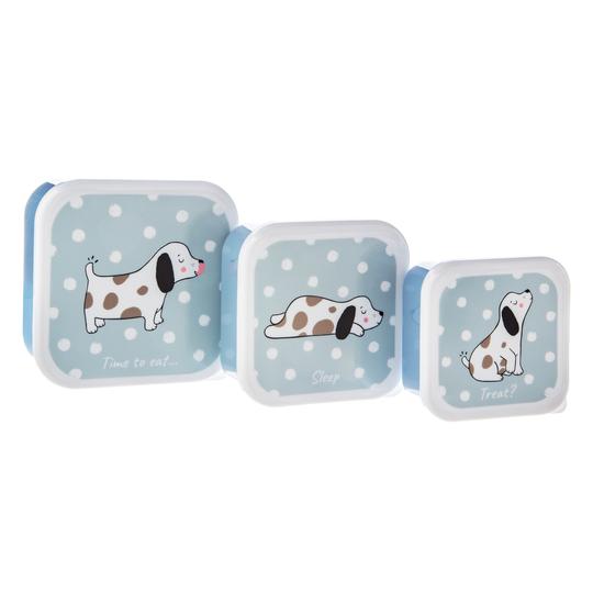 Barney The Dog Lunch Boxes Set of 3 by Sass & Belle